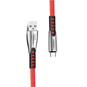 خرید + قیمت کابل شارژ تایپ سی (USB-C) OAK مدل K-189 - تصویر 2