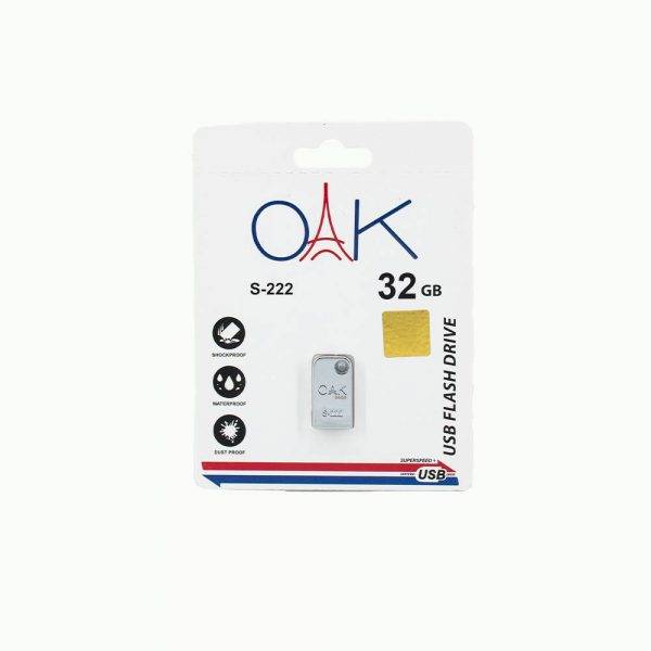 پک فلش مموری oak مدل s-222 با ظرفیت 32 گیگابایت