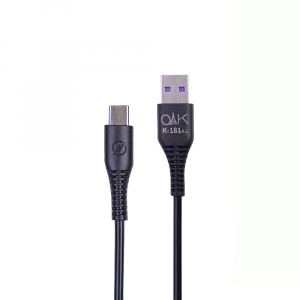 خرید + قیمت کابل شارژ تایپ سی (USB-C) OAK مدل K-181 - تصویر 2