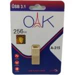 فلش مموری OAK مدل A-315 ظرفیت 256 گیگابایت USB 3.0 | سرعت فوق‌العاده + ارسال فوری + پرداخت اقساطی