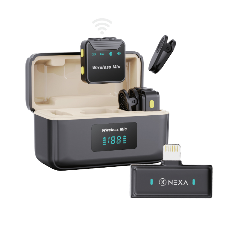 میکروفون یقه ای حرفه ای بی سیم