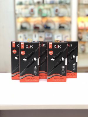 کابل شارژ تایپ C به تایپ C برند OAK  مدل K-60 - تصویر 2