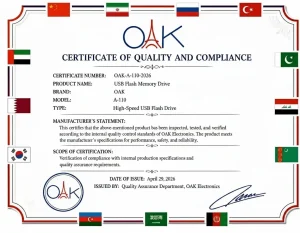 فلش مموری OAK A-110 ظرفیت 64 گیگابایت | USB 2.0، فروش اقساطی - تصویر 4