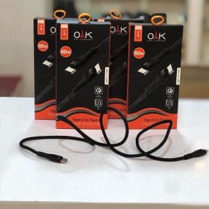 کابل شارژ تایپ C به تایپ C برند OAK  مدل K-60 - تصویر 3