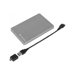 هارد اکسترنال ورباتیم مدل Store n Go ALU Slim ظرفیت 2 ترابایت مدل 53665 دارای رابط USB Type-A 3.2 - تصویر 3