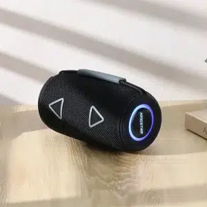 خرید اسپیکر قابل حمل KBS159 با نور RGB | اسپیکر بلوتوثی دو‌تکه با اتصال بی‌سیم و باسیم - تصویر 2