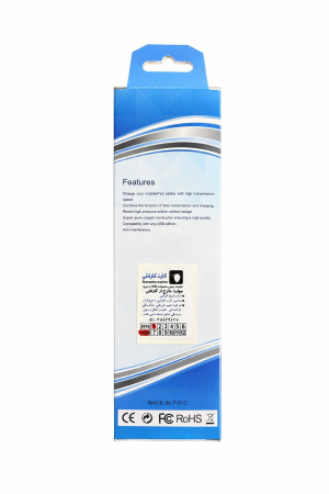 کابل شارژ USB به لایتنینگ OAK مدل K-123 | شارژ سریع + انتقال داده پایدار - تصویر 2