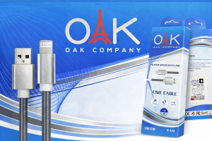 کابل شارژ USB به لایتنینگ OAK مدل K-123 | شارژ سریع + انتقال داده پایدار - تصویر 5