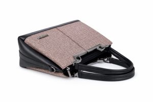کیف زنانه دسته تفنگی سه خونه طرح کنف G72 - Image 2