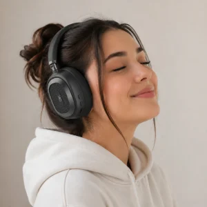 هدفون بی‌سیم OAK H33 + صدای استریوی شفاف -کلاس حرفه ای- اصل - Image 6