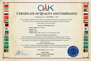 خرید اقساطی پاوربانک OAK مدل 202PD ظرفیت 20000 شارژ سریع 22.5 وات+اصل - تصویر 4