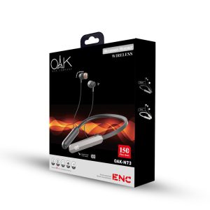 هدست گردنی OAK-N73 با قابلیت تغییر صدا و عمر باتری ۱۵۰ ساعت + اصل - تصویر 6
