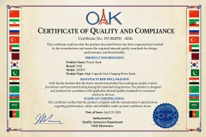 پاوربانک OAK مدل 302PD ظرفیت 30000 میلی‌آمپر با شارژ سریع 22.5 وات و یک‌سال گارانتی معتبر بلوط + اصل - Image 4
