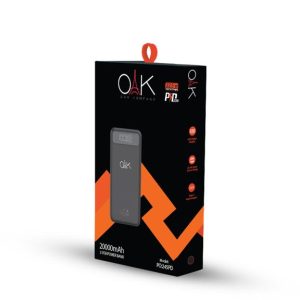 پاوربانک OAK مدل 245PD ظرفیت 20000 میلی‌آمپر با شارژ سریع 45 وات و یک‌سال گارانتی معتبر بلوط + اصل - تصویر 13