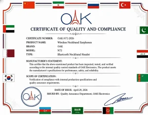 خرید اقساطی هدست گردنی OAK-N72 با قابلیت تغییر صدا و عمر باتری ۱۵۰ ساعت + اصل - تصویر 5