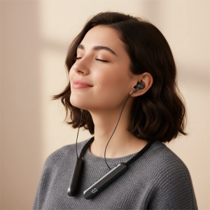 هدست گردنی OAK-N73 با قابلیت تغییر صدا و عمر باتری ۱۵۰ ساعت + اصل - تصویر 2