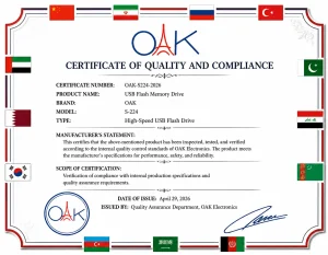 فلش مموری FLASH OAK S-244 ظرفیت 16 گیگابایت USB 2.0 | فروش اقساطی - تصویر 4