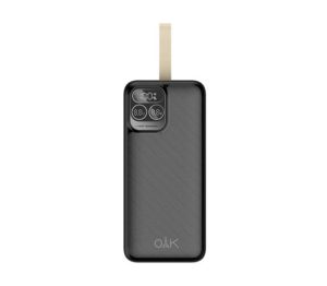 پاوربانک OAK مدل 302PD ظرفیت 30000 میلی‌آمپر با شارژ سریع 22.5 وات و یک‌سال گارانتی معتبر بلوط + اصل - Image 5