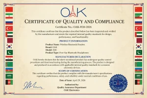 خرید اقساطی هدفون بی‌سیم OAK H30، باتری بادوام -کلاس حرفه ای- اصل - Image 4