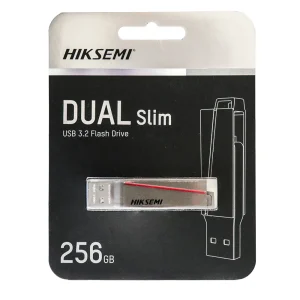 فلش مموری دو سر هایک‌سمی (Hiksemi) مدل Dual Slim E307C ظرفیت 256 گیگابایت رابط USB 3.2 و Type-C - تصویر 5