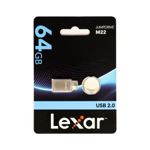 فلش مموری فلزی لکسار مدل M22 ظرفیت 64 گیگابایت USB 2.0| کوچک، سبک و قابل اعتماد - Image 2