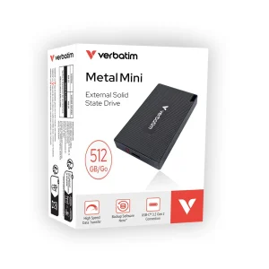 حافظه SSD اکسترنال ورباتیم مدل Metal Mini | ظرفیت 512 گیگابایت USB3.2 - Image 2