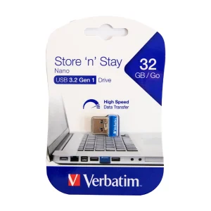 فلش مموری USB 3.2 ورباتیم| ظرفیت 32 گیگابایت مدل Store ‘n’ Stay Nano - Image 2