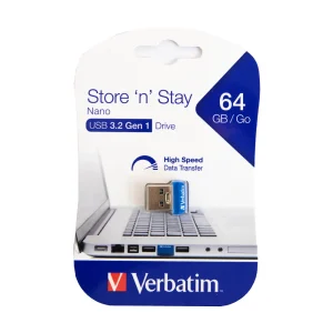 فلش مموری USB 3.2 ورباتیم| ظرفیت 64 گیگابایت مدل Store ‘n’ Stay Nano - Image 3