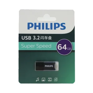 فلش مموری فیلیپس مدل FM10UA-RUBBER 3.2 ظرفیت 64 گیگابایت با رابط USB 3.2 Gen1 - Image 2