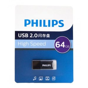 فلش مموری فیلیپس مدل  FM10UA-RUBBER ظرفیت 64 گیگابایت با رابط USB 2.0 - Image 2