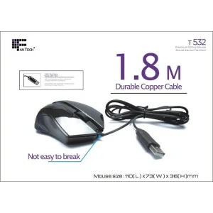 ماوس اداری فانتک Fantech T533 | ماوس سه کلیده اپتیکال - تصویر 6