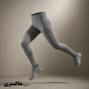 لگ زنانه Seamless (بدون درز) مدل ورزشی کد F1007 با نخ کامبینگ - تنفس‌پذیر، خنک و ضد حساسیت - Image 5